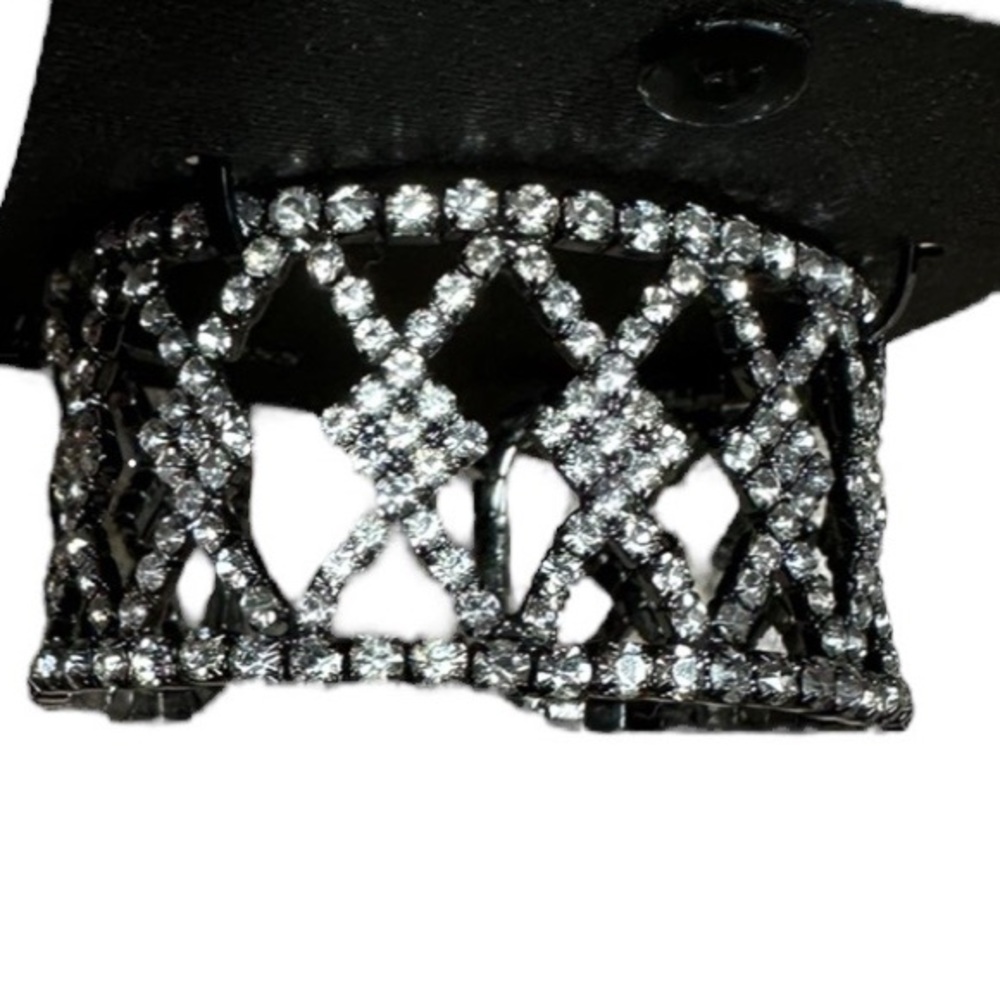 FREE PRESS: NWT Rhinestone Criss-Cross Cuff Bracelet - Picture 5 of 8
